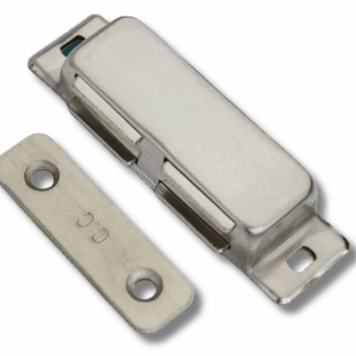 Stainless steel magnetic closure