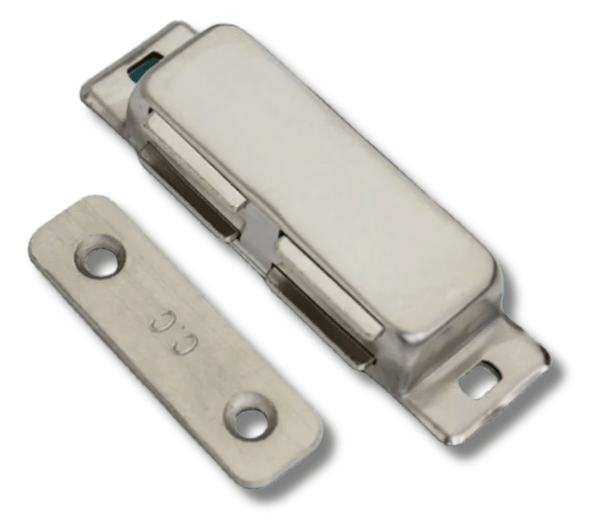Stainless steel magnetic closure