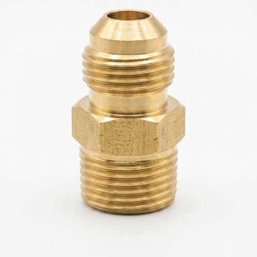 3/8″ Flare x 3/8″ MPT Brass Adapter