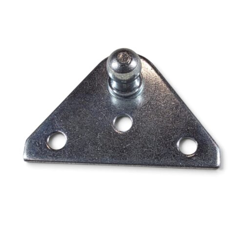 Flat mounting bracket with 10mm ball stud